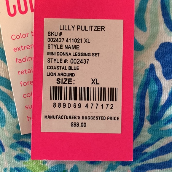 Lilly Pulitzer Mini Donna Legging Set (TOP ONLY) - Picture 5 of 5